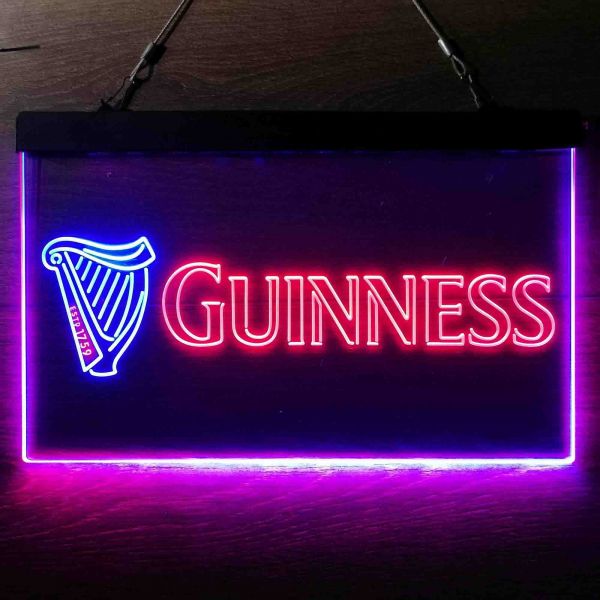 Guinness Logo Neon-Like LED Sign